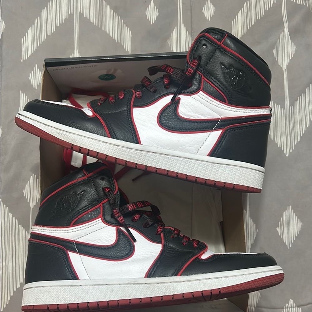 Nike Black and White High-Top Sneakers